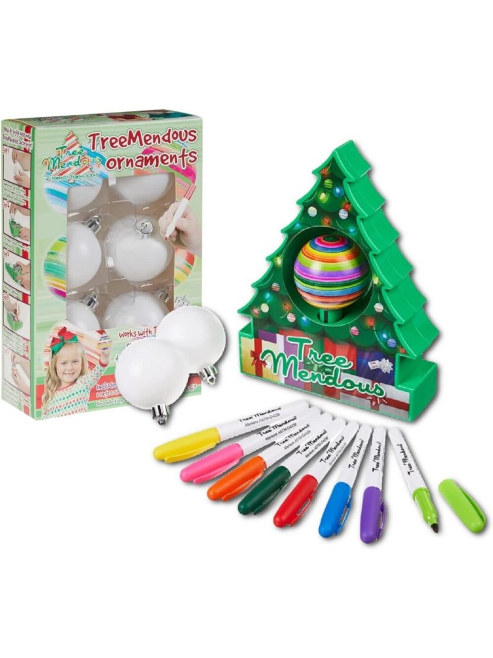 DIY Christmas Ornament Kit - Treemendous Decorator Combo Pack for Holiday Fun